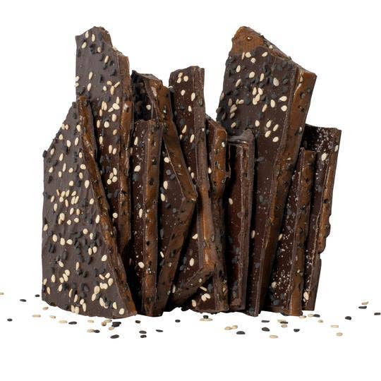 Black Sesame Seed Toffee Brittle