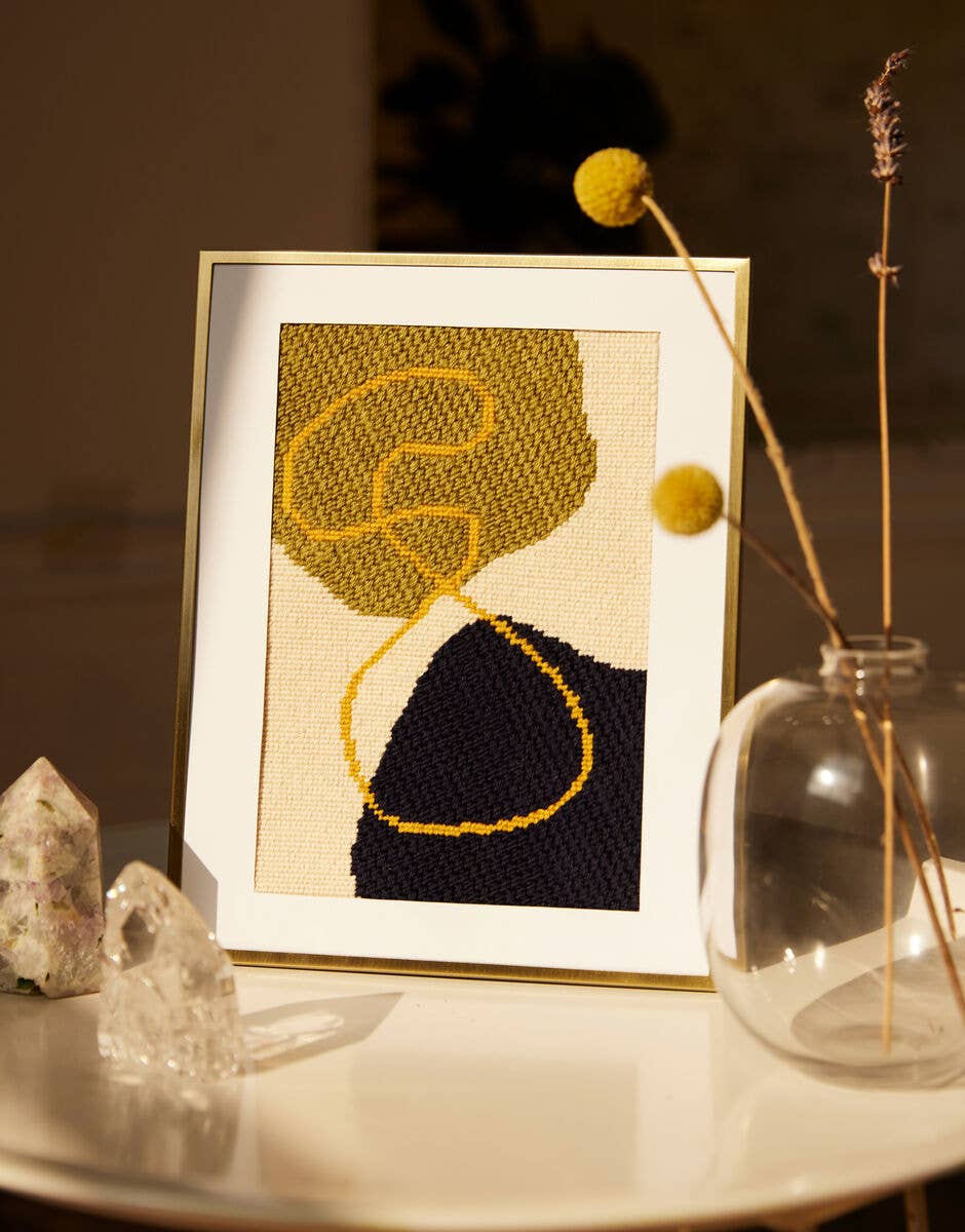 Beginner-Friendly Wool and the Gang Relax Needlepoint Kit by DMC