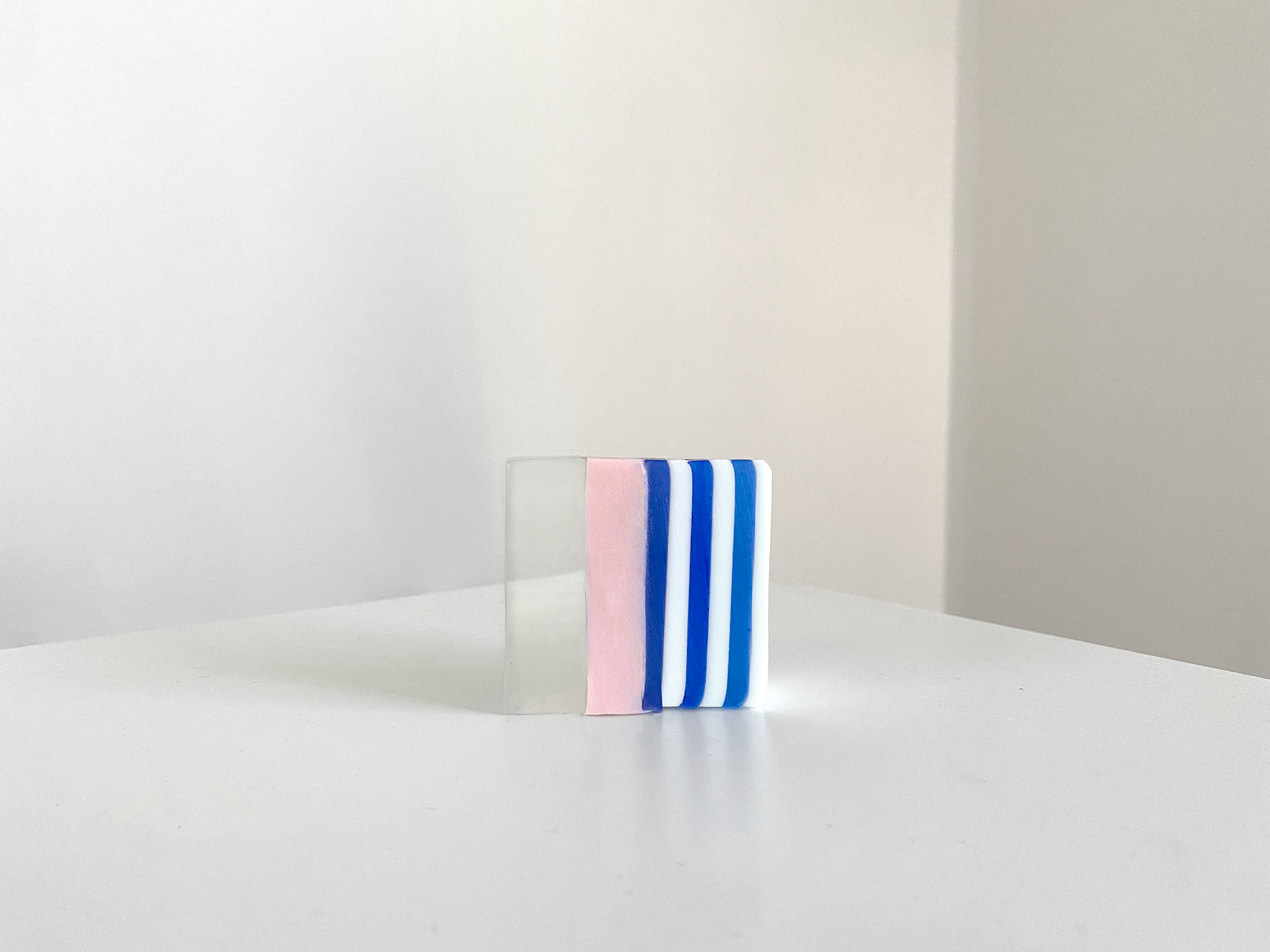 Earth-Friendly Abstract Ecology Pink Soap, Palm Oil Free Soap