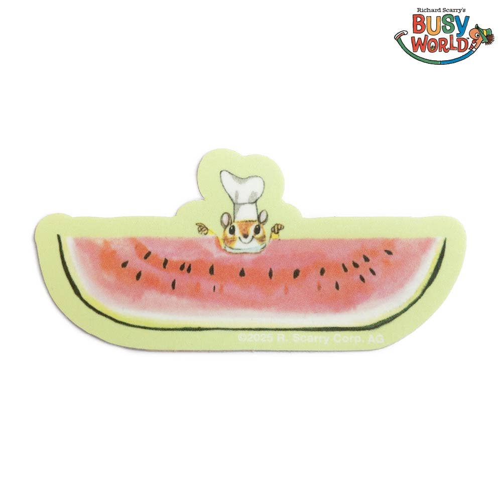 3P4 x Richard Scarry® Watermelon Mouse Sticker