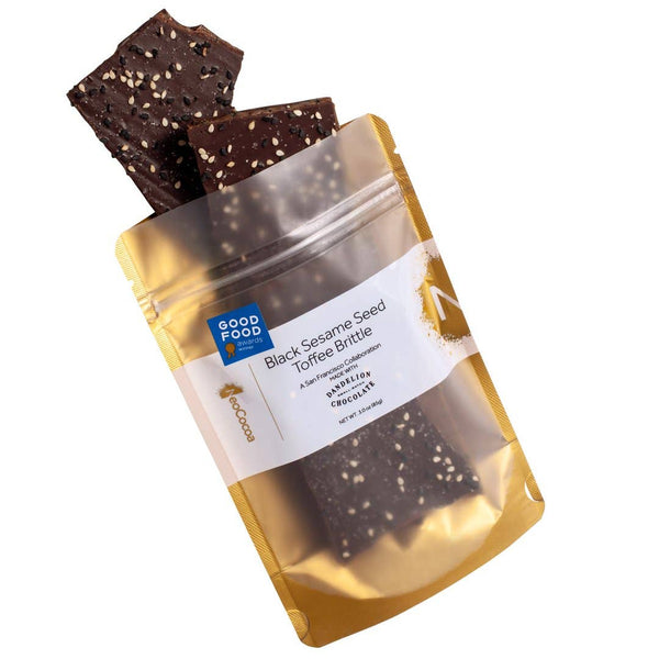 NeoCocoa - Black Sesame Seed Toffee Brittle with Dandelion Chocolate