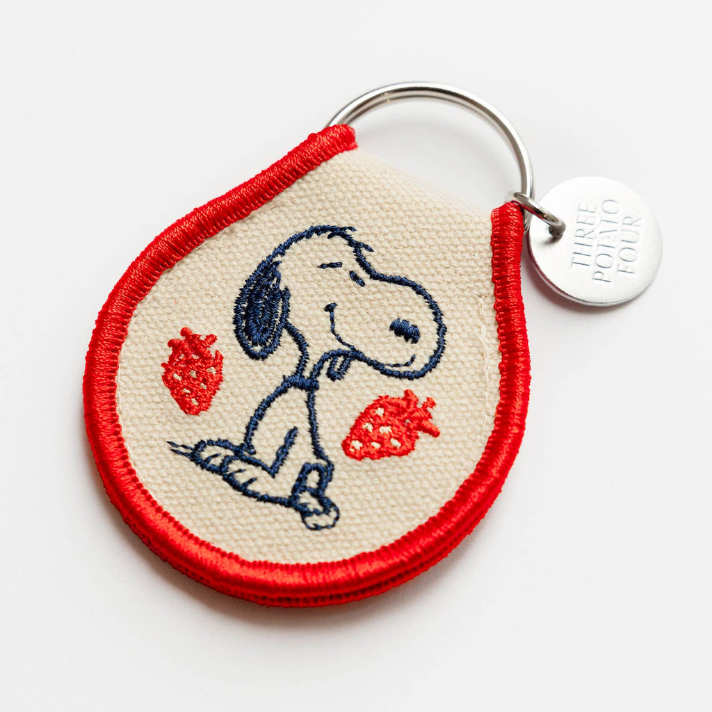 3P4 x Peanuts® Snoopy Strawberry Patch Keychain