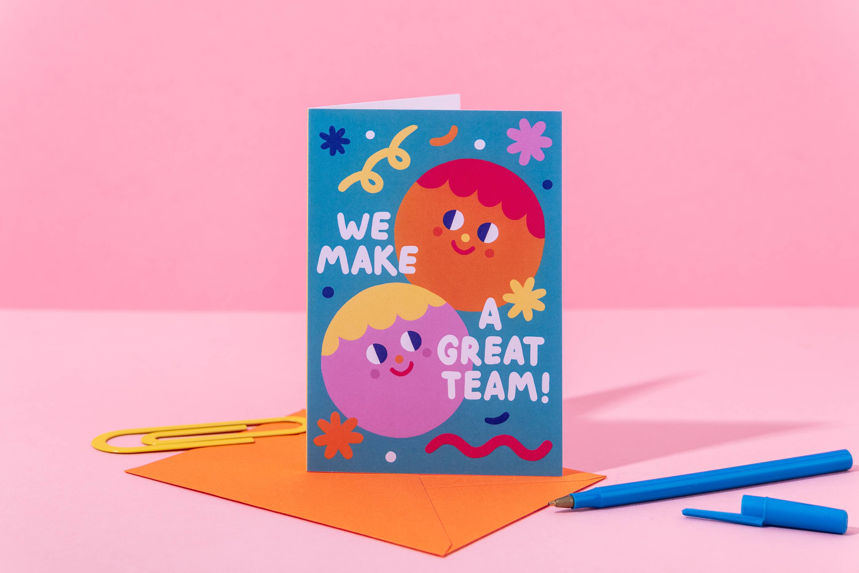 "We Make a Great Team" Greeting Card