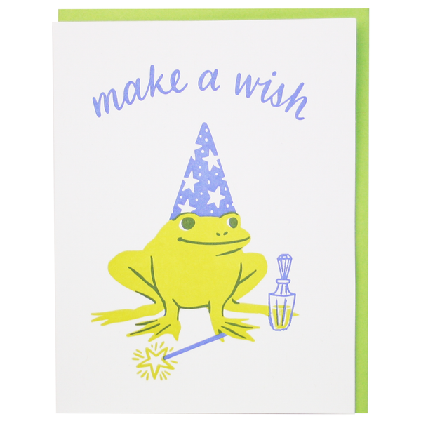 Smudge Ink - Wizard Frog Birthday Card