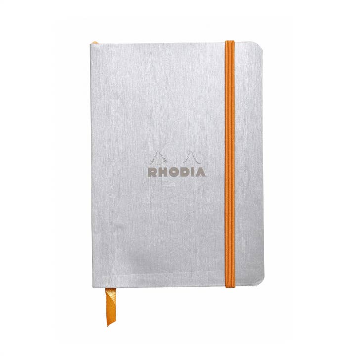 Rhodiarama Softcover Journal (A5) 6 x 8.25: Silver, Lined