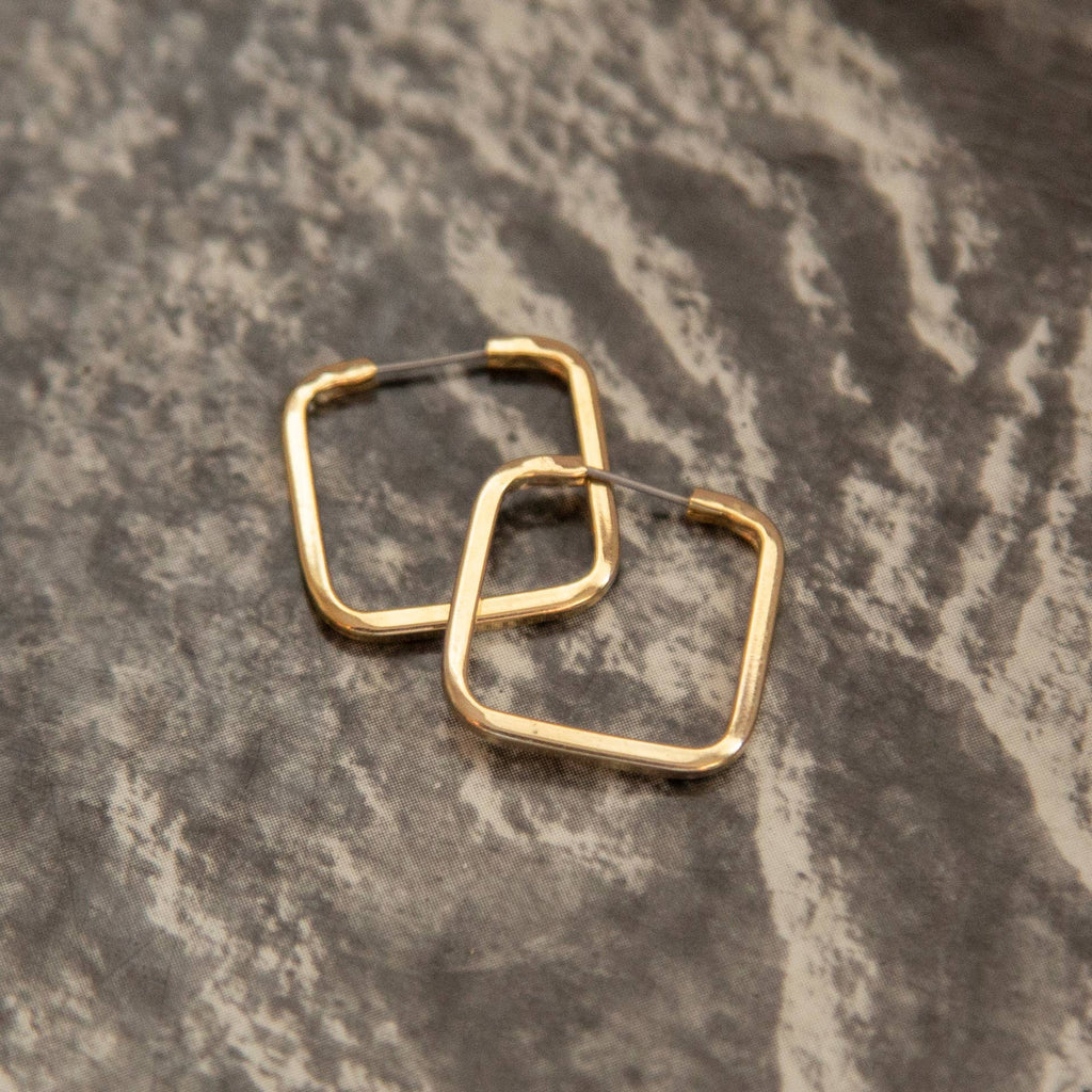 Mystery Pair! Vintage Gold Hoops by Kindred Objects