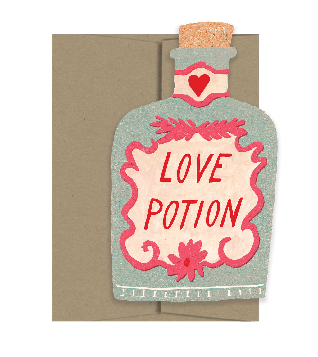 Love Potion Greeting Card by Istatopia