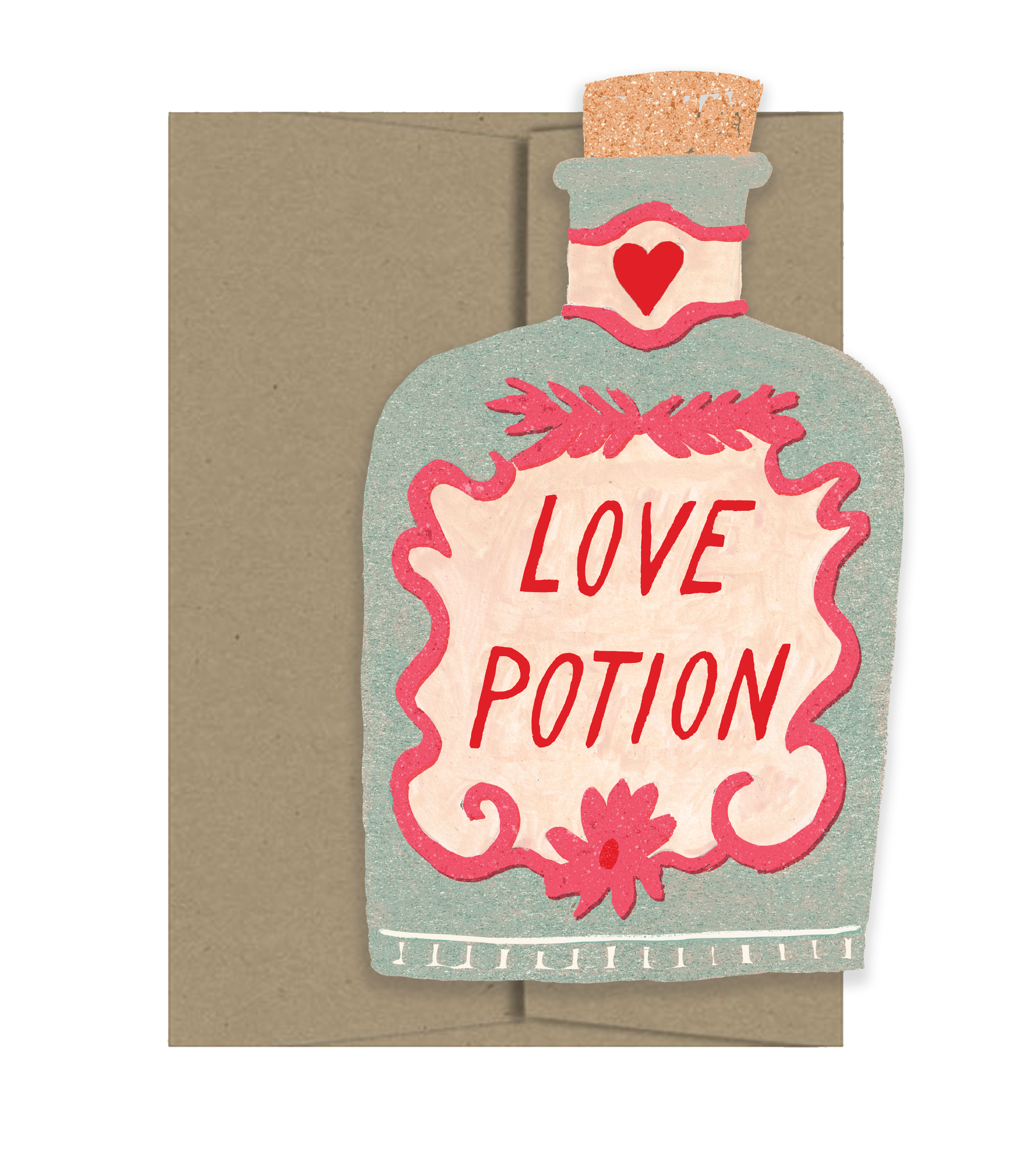 Love Potion Greeting Card by Istatopia