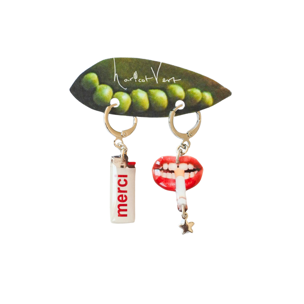 Haricot Vert Picto-charm™ - Light me up charm dangle set: Gold-Plated