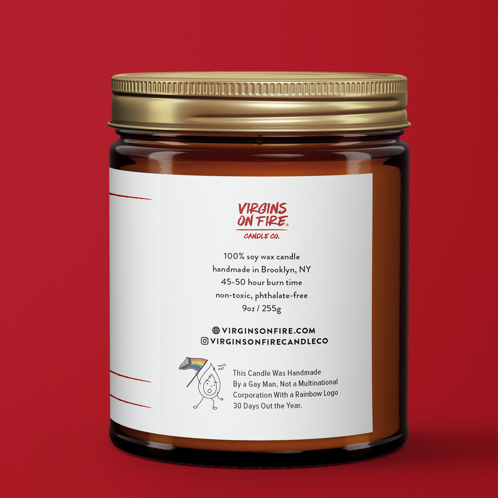 SANTA'S FIRST WIFE (Brandy & Pear) 🧑🏼‍🎄 Christmas Candle