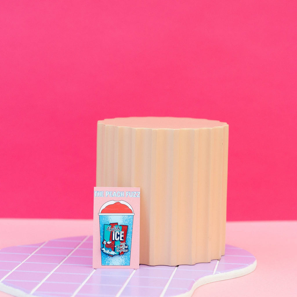 Abolish ICE Enamel Pin by The Peach Fuzz