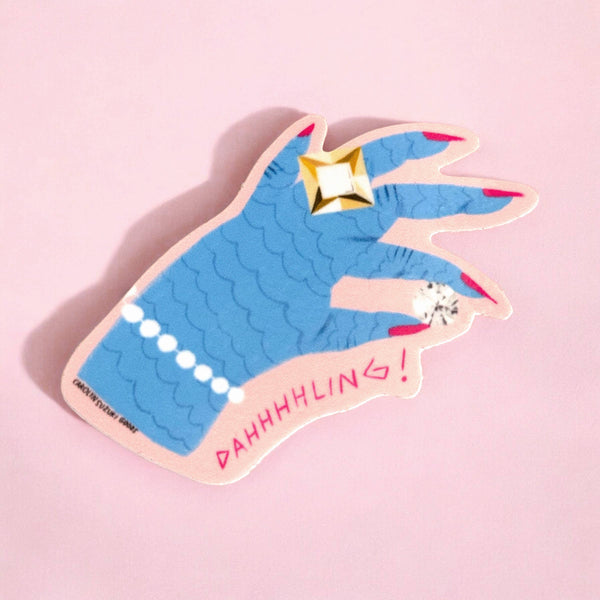 Carolyn Suzuki - Dahling - Die Cut Sticker