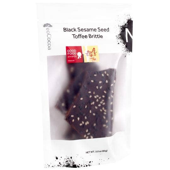 Black Sesame Seed Toffee Brittle