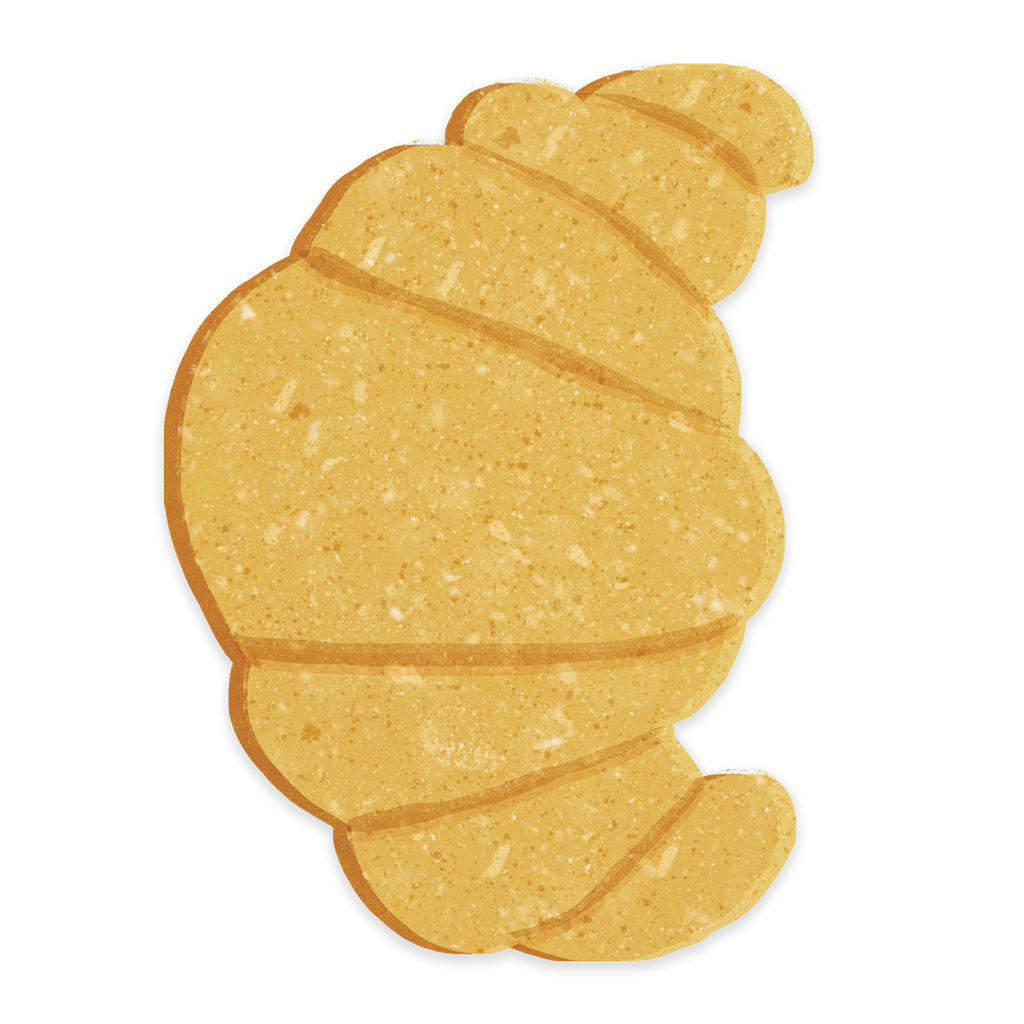 Champagne, Cheese, Croissants, & Coupe Sticker Pack