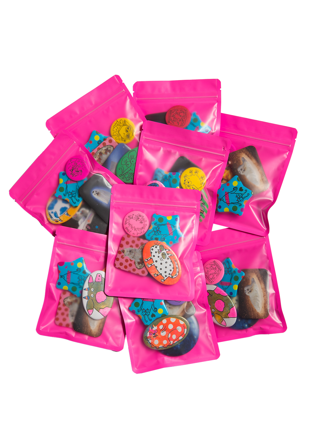 Chaos mode button bag by Gentle Thrills