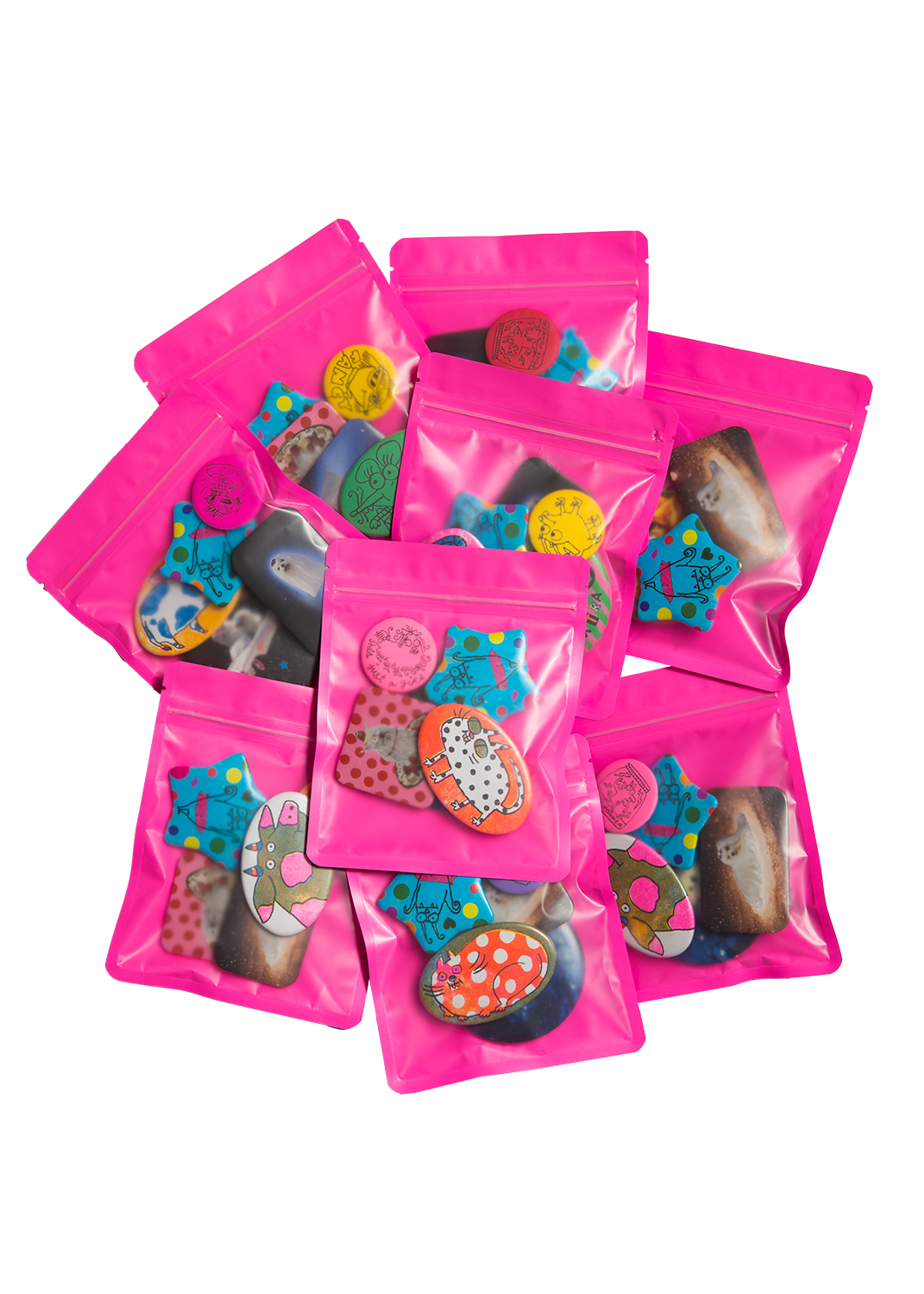 Chaos mode button bag by Gentle Thrills