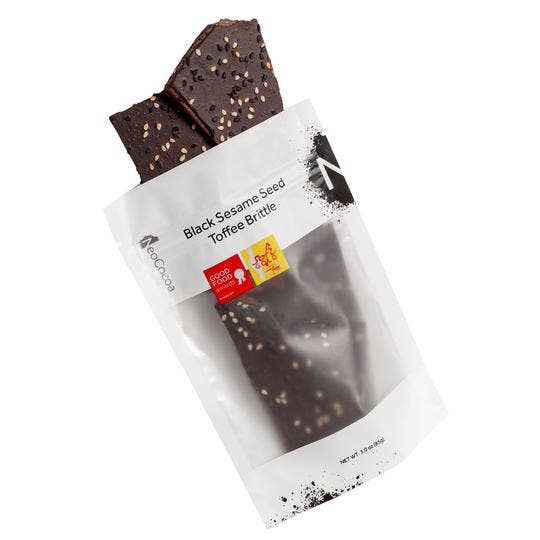 Black Sesame Seed Toffee Brittle