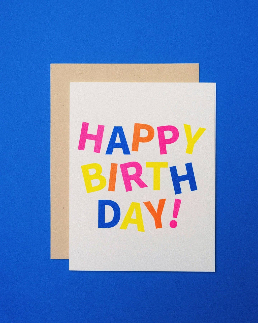Colorful Happy Birthday Greeting Card by Studio Claudia