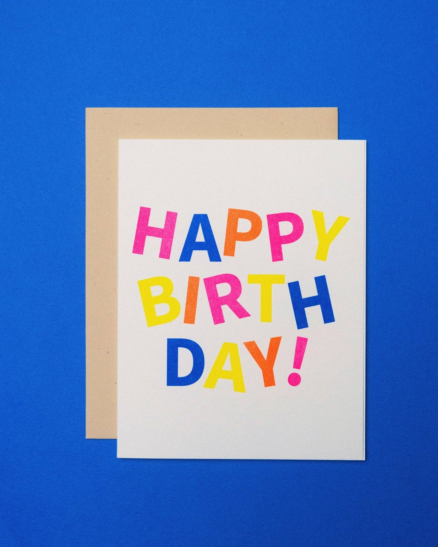 Colorful Happy Birthday Greeting Card by Studio Claudia