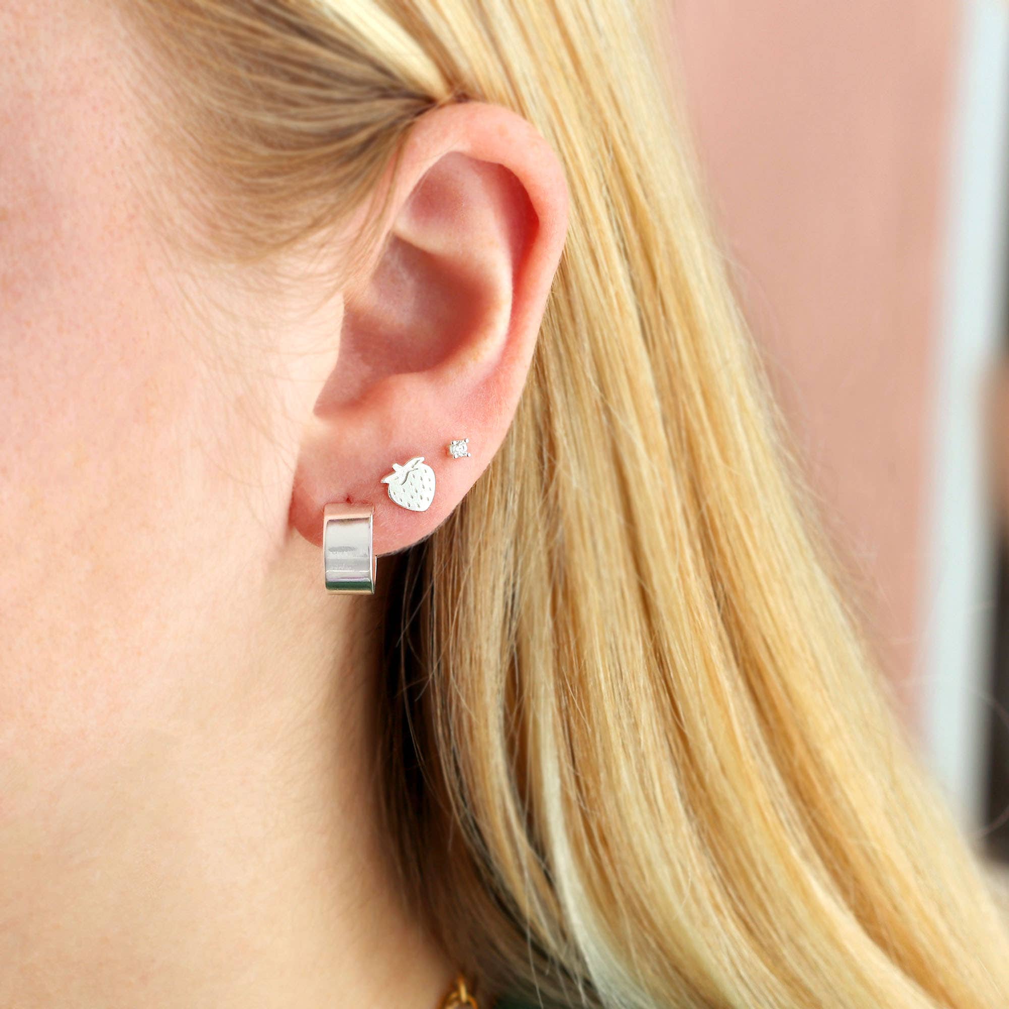 Strawberry Stud Earrings by Kris Nations