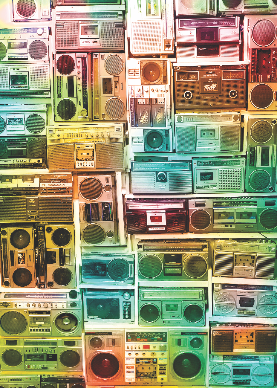 Vintage Boombox 1000 Piece Puzzle by Unified Pieces - DA BOOM