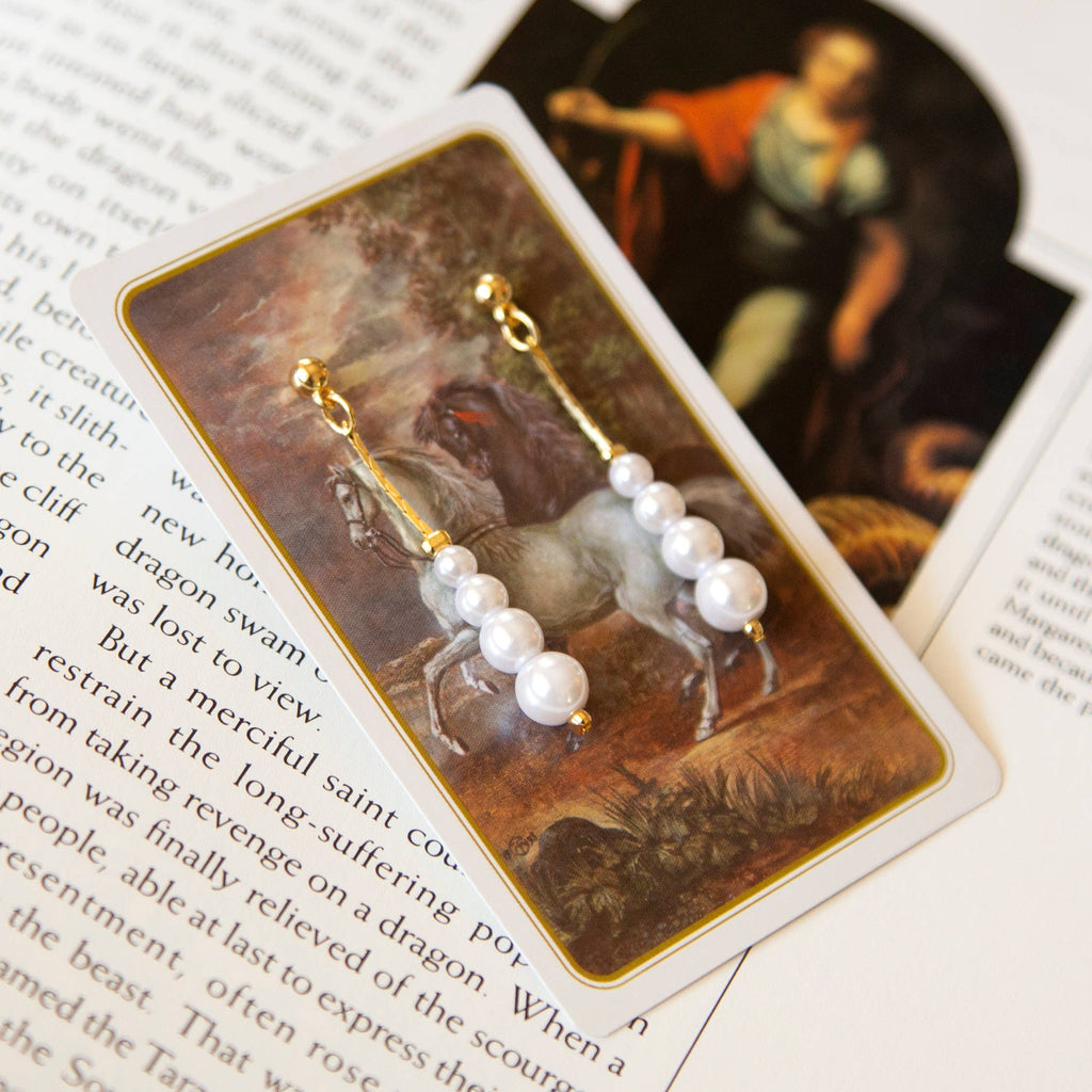 Vintage Pearl Drop Earrings by Kindred Objects