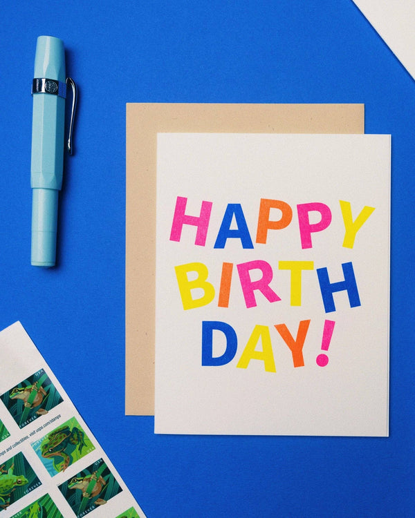 Studio Claudia - Happy Birthday Greeting Card