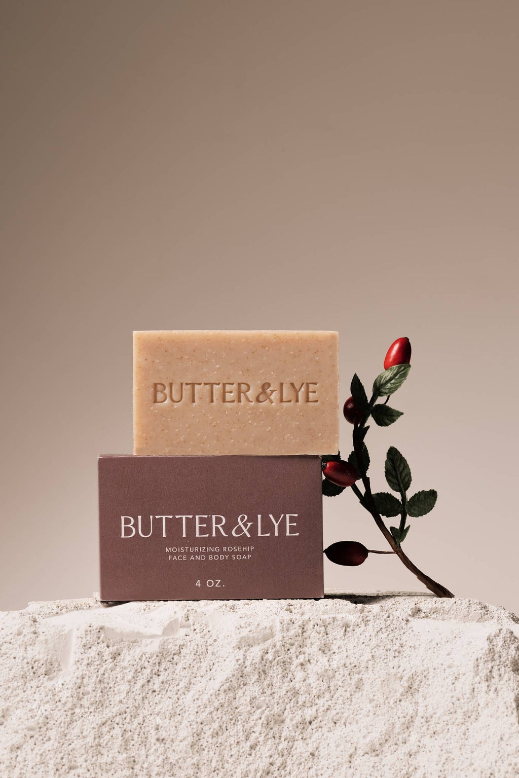 Earth-Friendly Rosehip Face and Body Soap by Butter & Lye