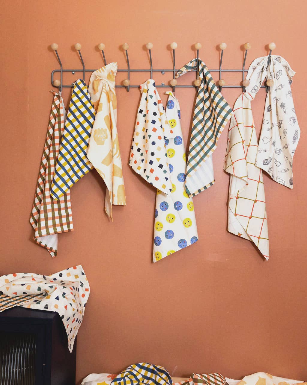 Hand Sewn Linen-Cotton Tea Towel by Isatopia