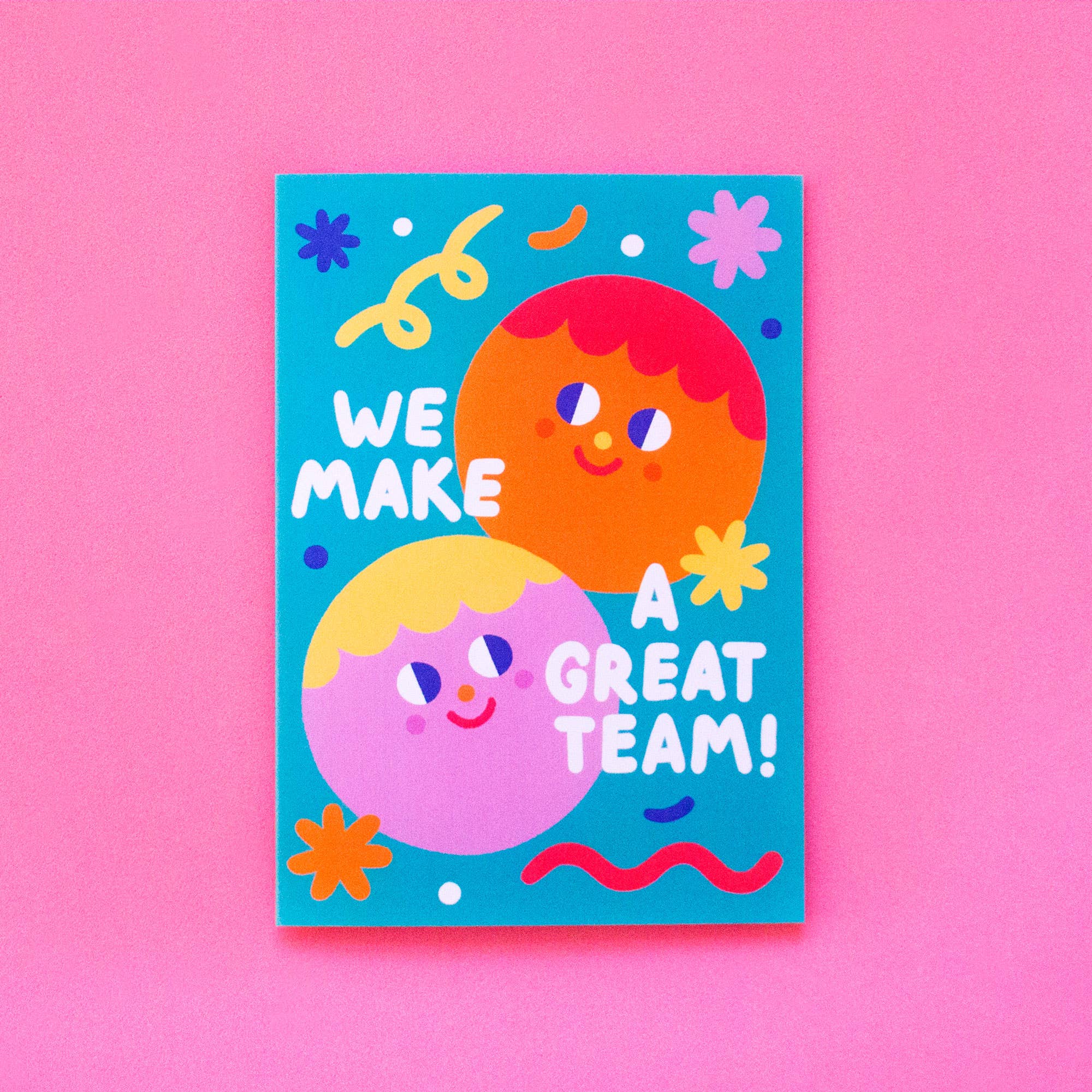 "We Make a Great Team" Greeting Card