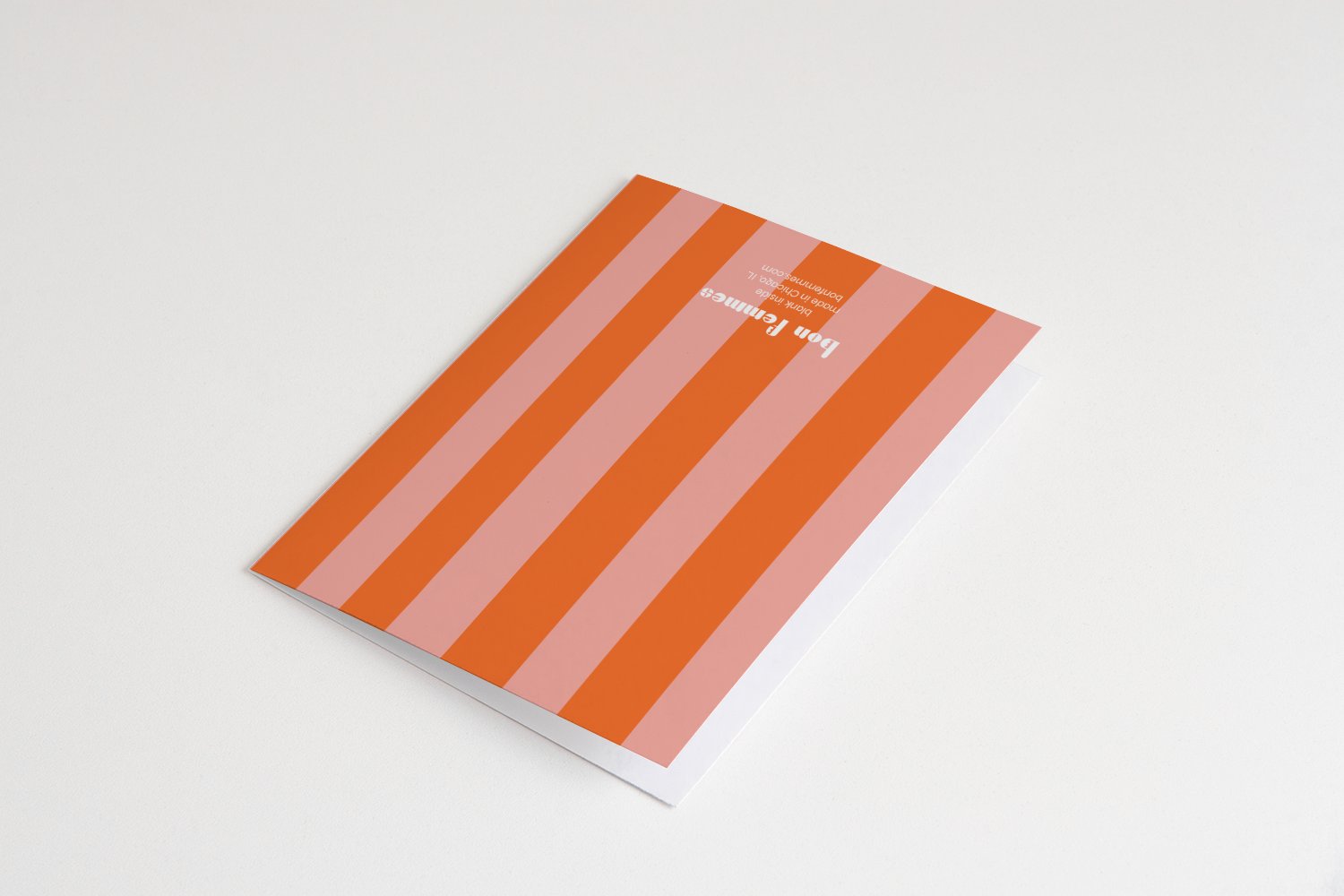 Bonjour Hola Pink Greeting Card by Bon Femmes