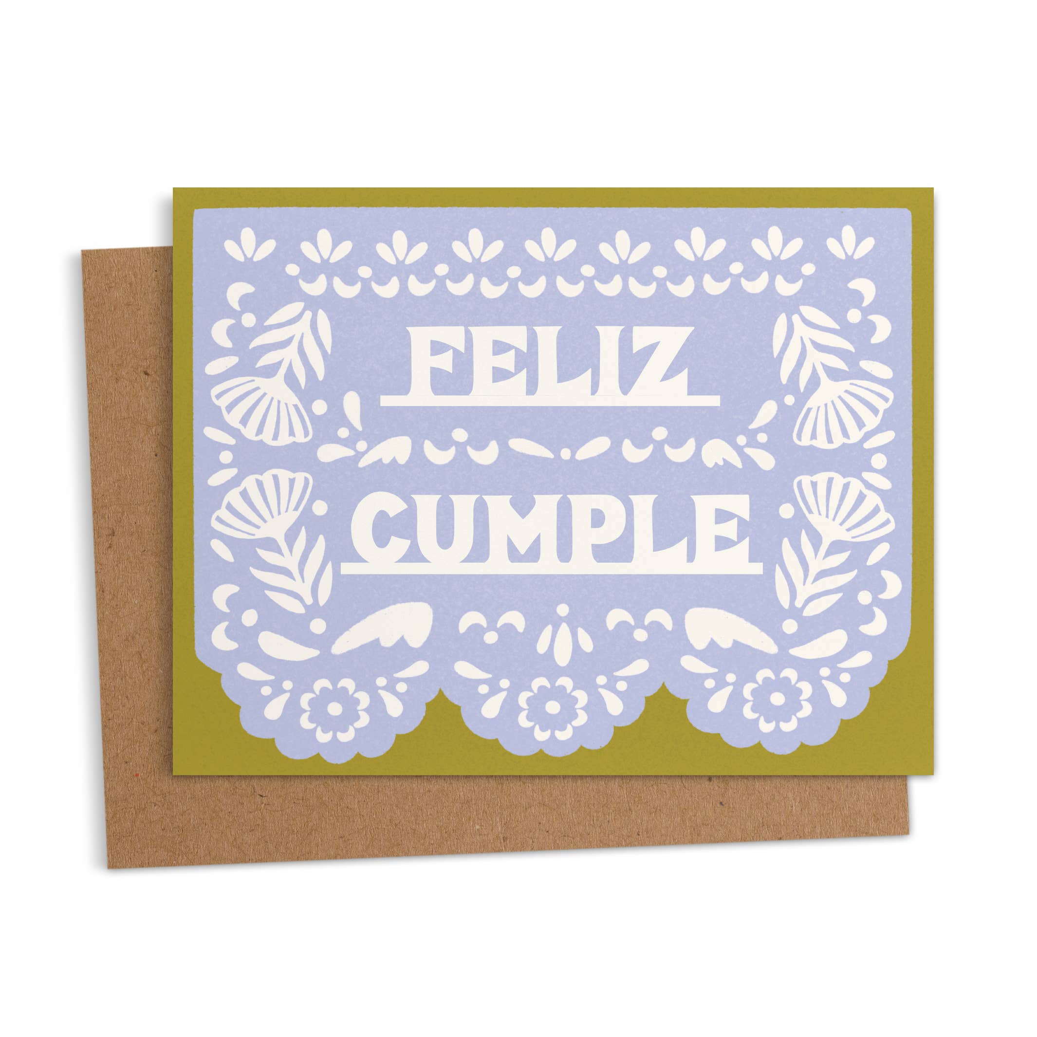 Feliz Cumple Papel Picado Birthday Greeting Card