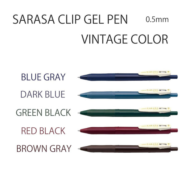 Zebra Sarasa Clip Gel Pen: Blue / 0.5mm