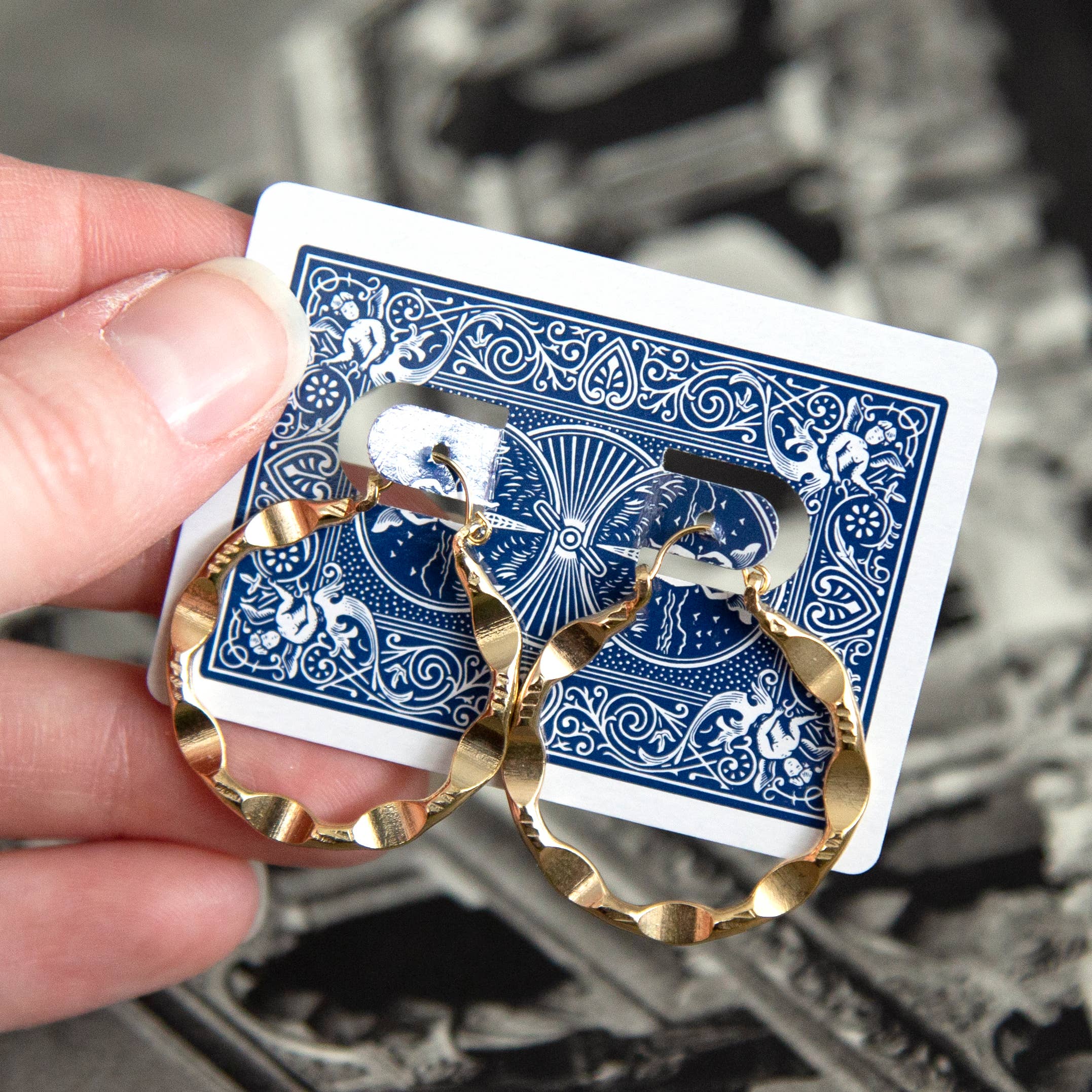 Mystery Pair! Vintage Gold Hoops by Kindred Objects