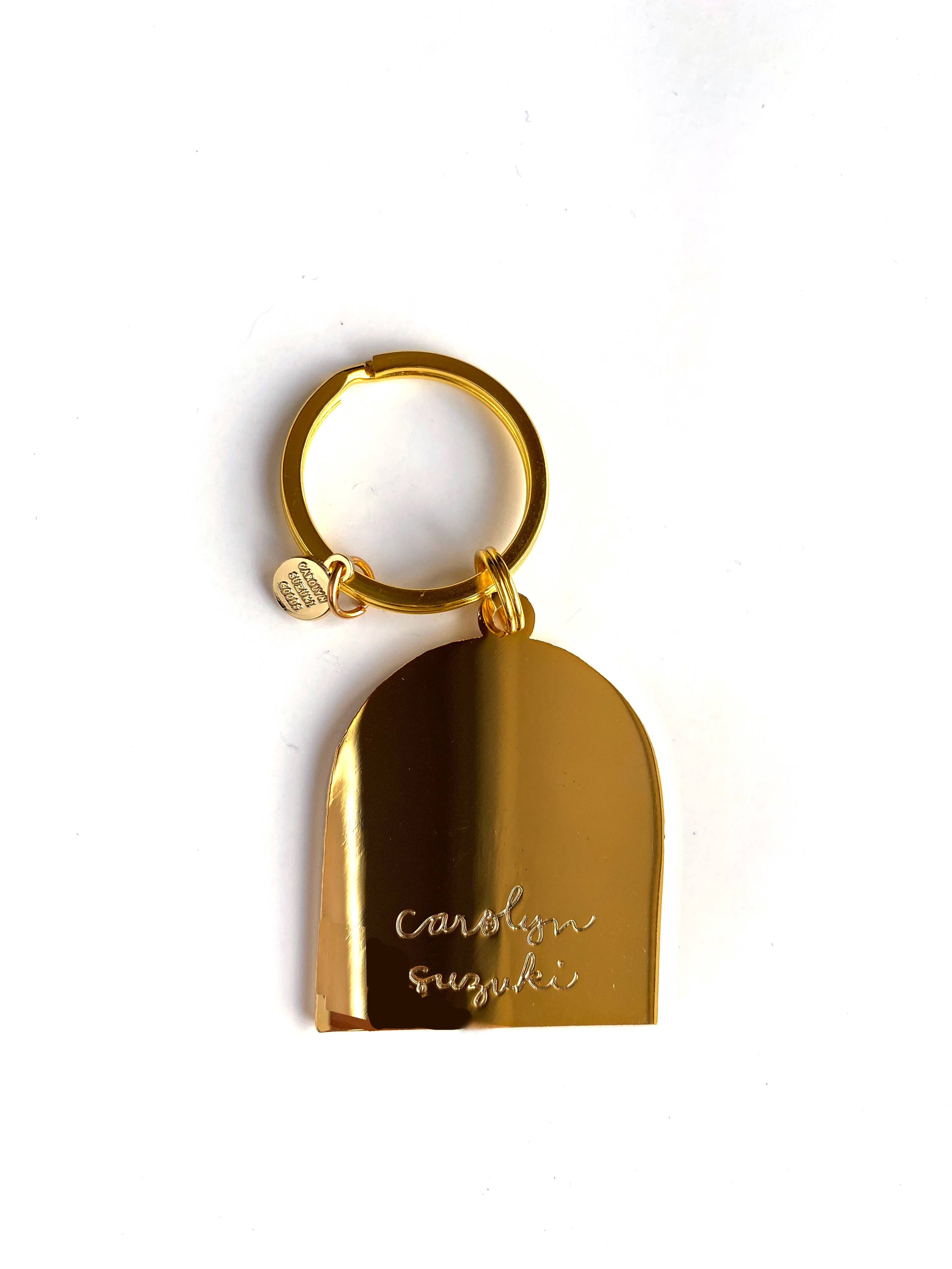 Cosmic Goddess Keychain by Carolyn Suzuki