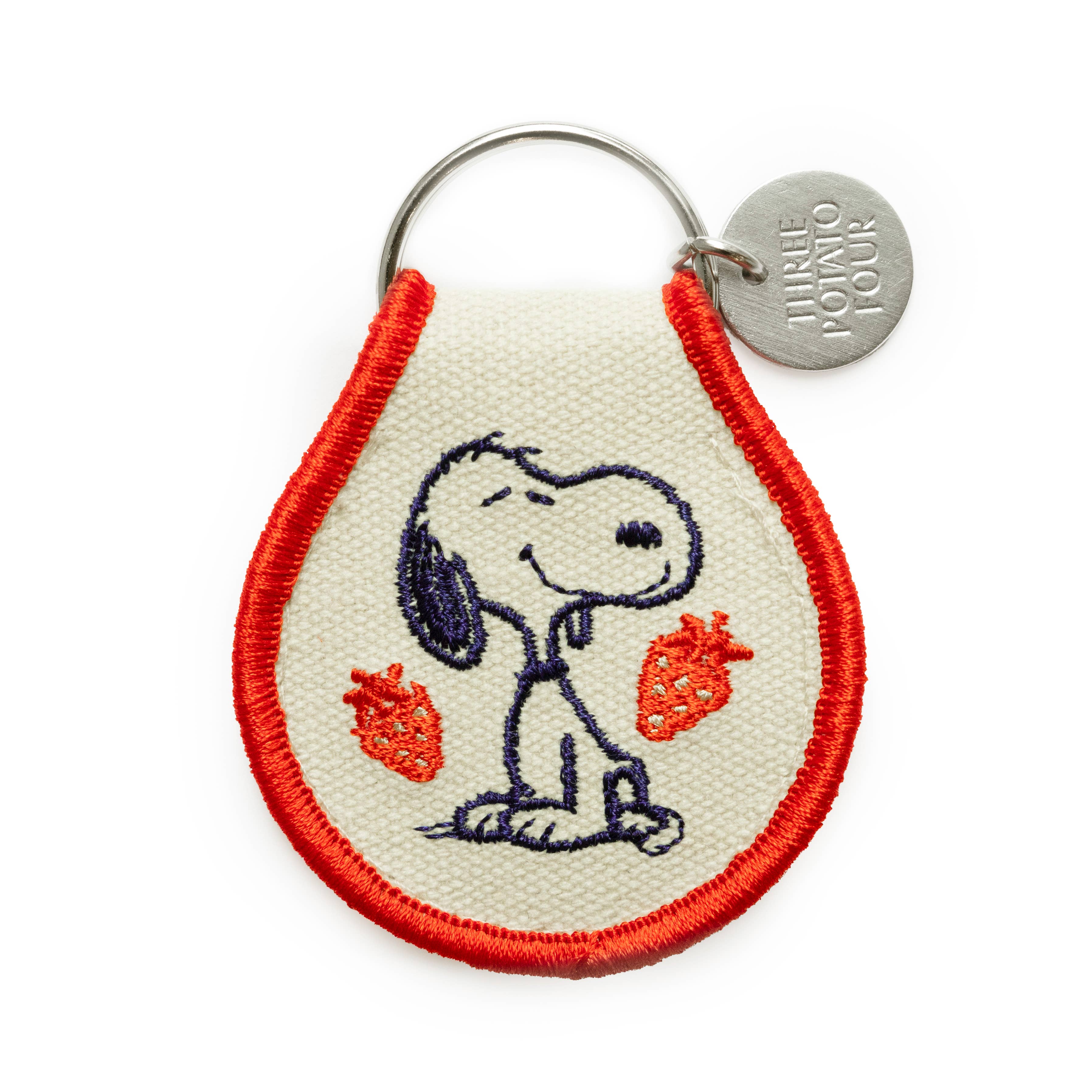 3P4 x Peanuts® Snoopy Strawberry Patch Keychain