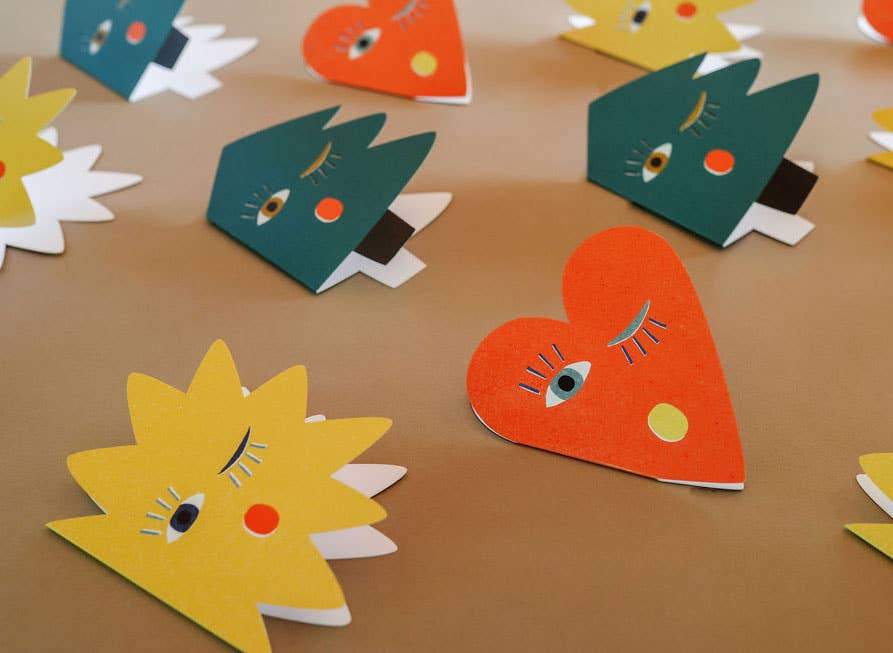 Star Blink - Die Cut Greeting Card