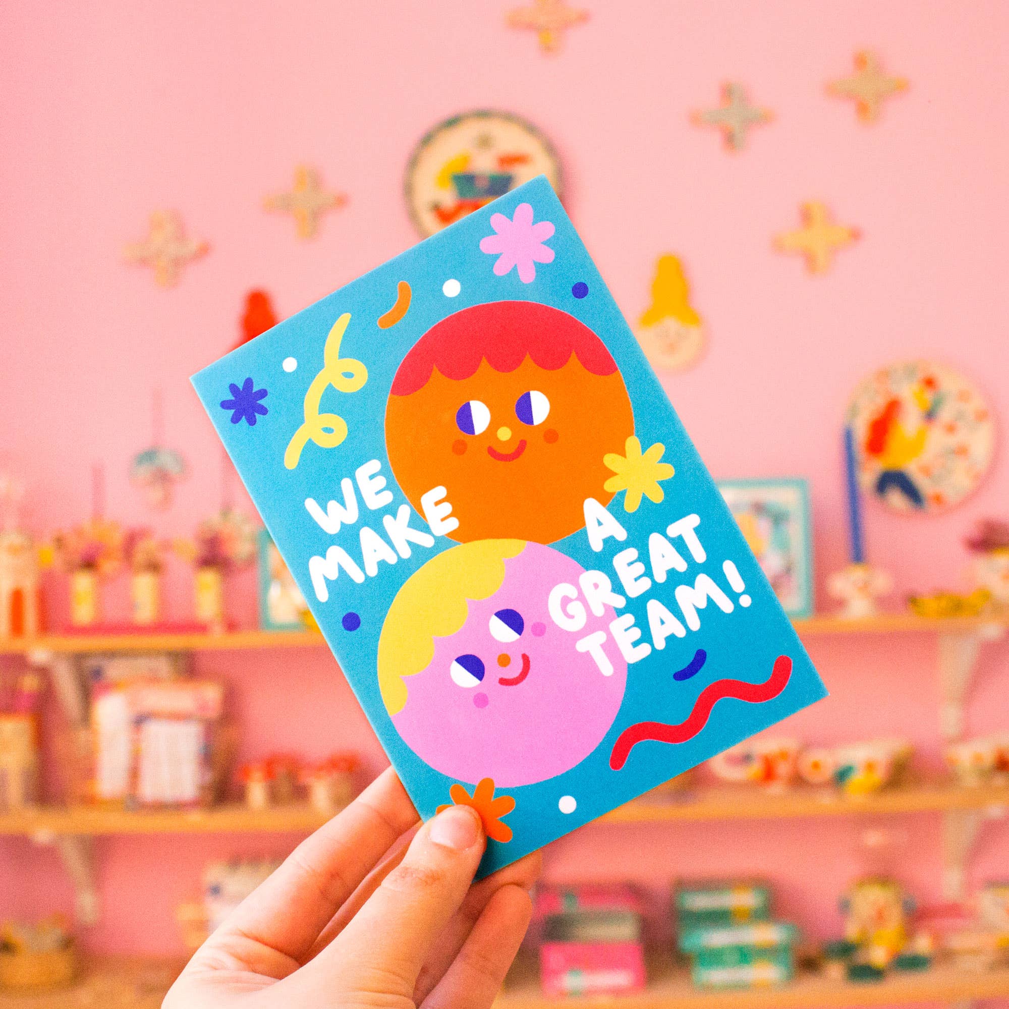 "We Make a Great Team" Greeting Card