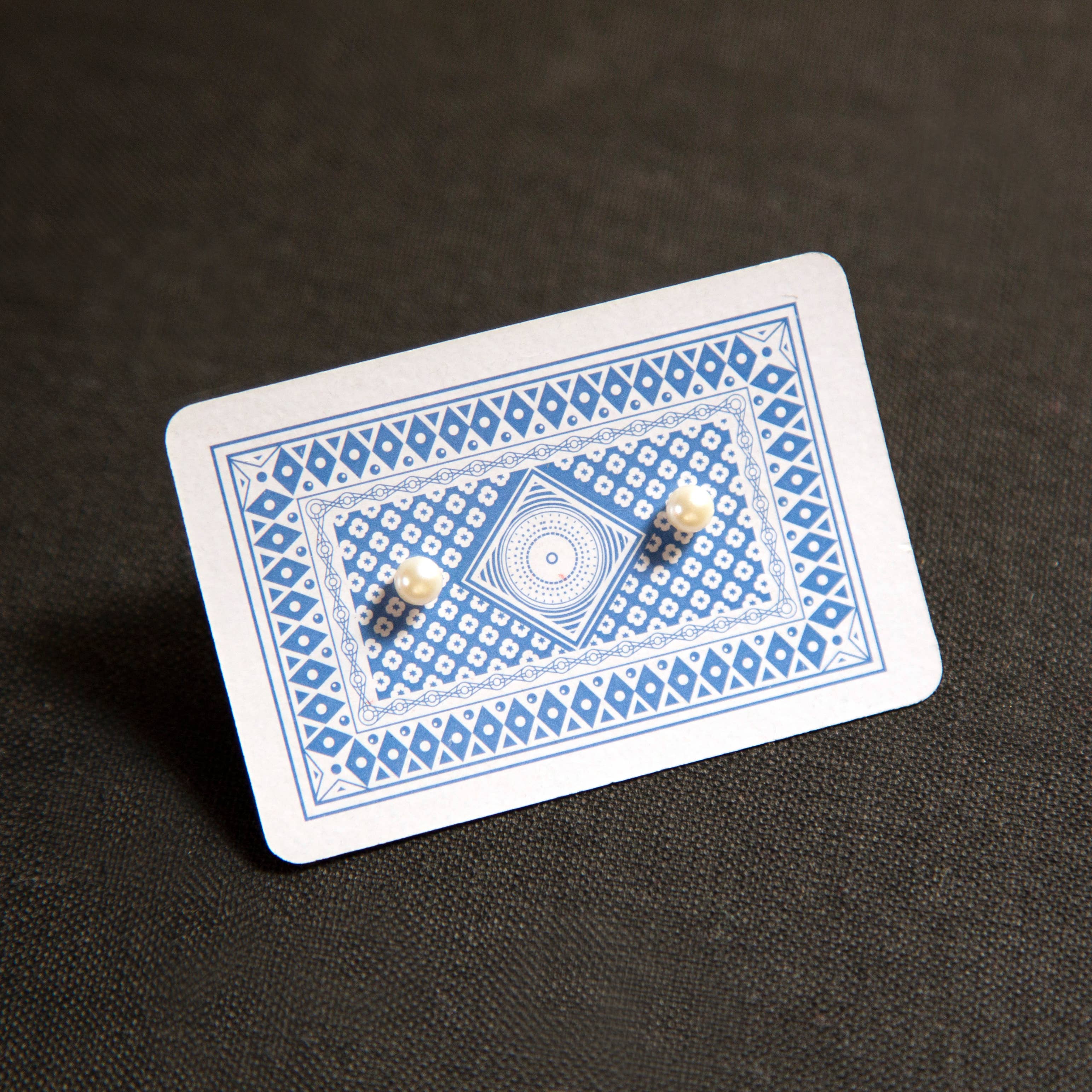 Vintage Pearl Stud Earrings by Kindred Objects