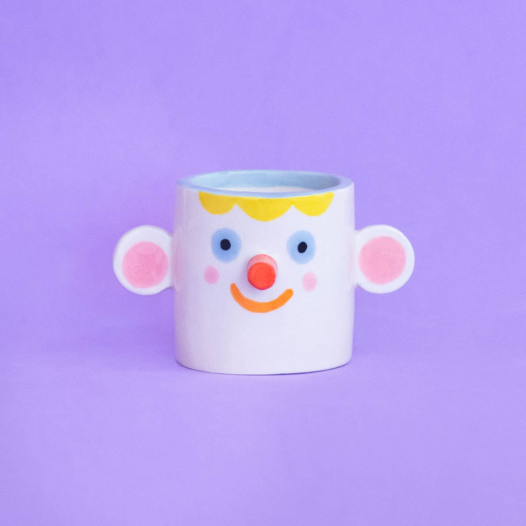 Happy Face / Ceramic Little Pot, Made in Portugal by Ana Seixas
