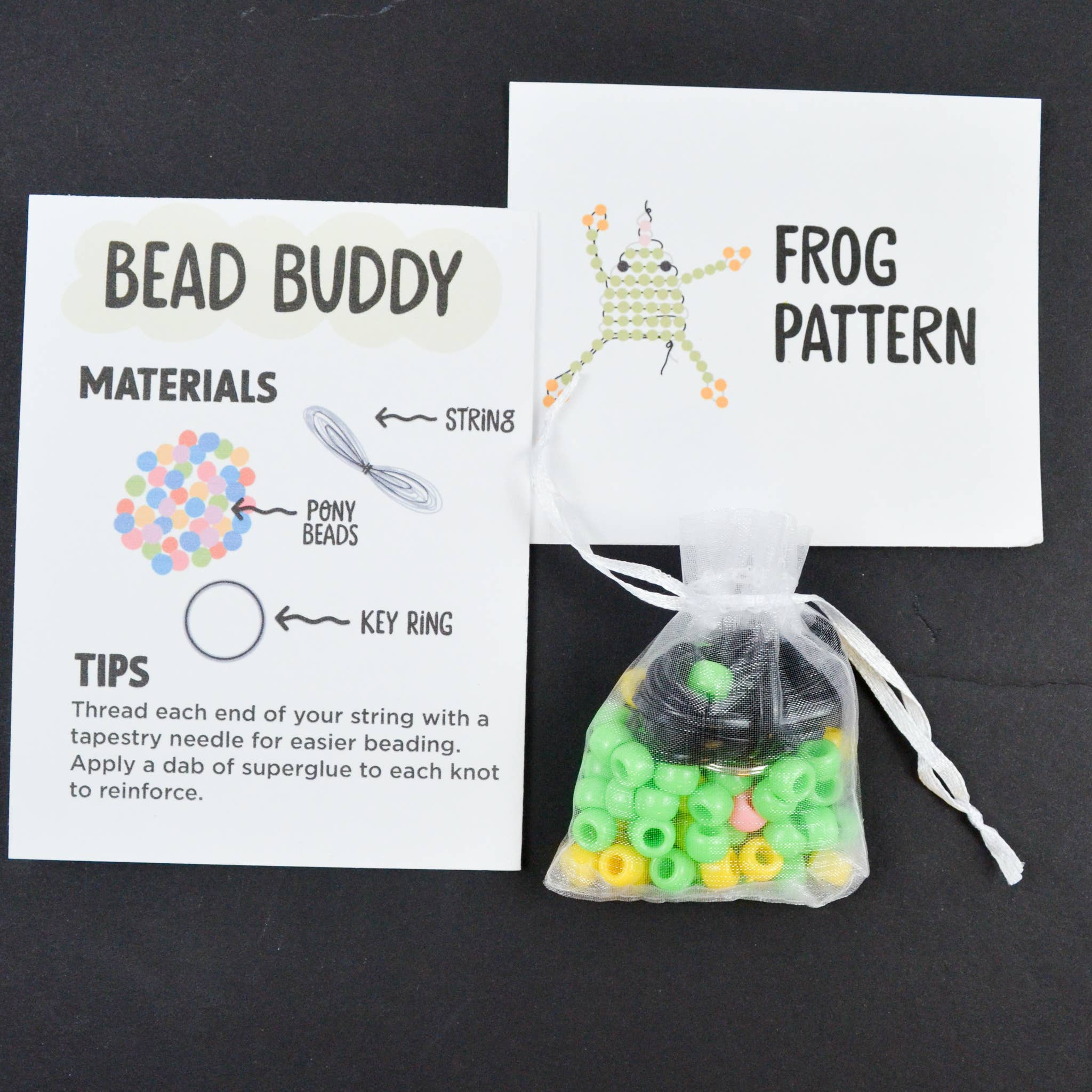 Bead Buddy Keychain Kit: Frog