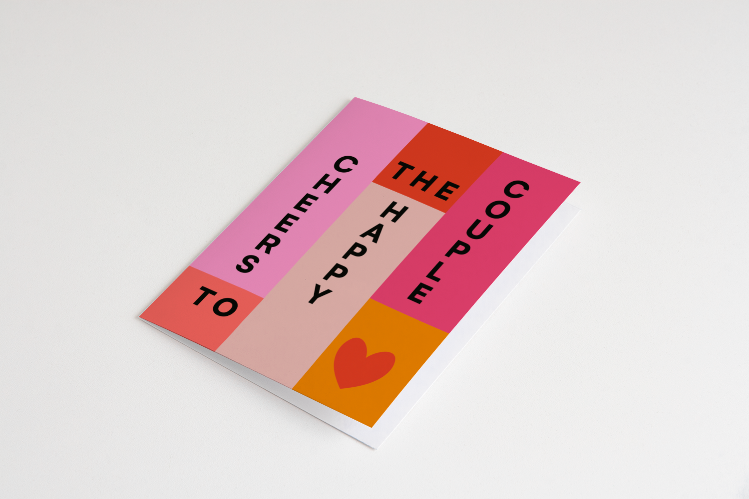 Happy Couple Greeting Card by Bon Femmes