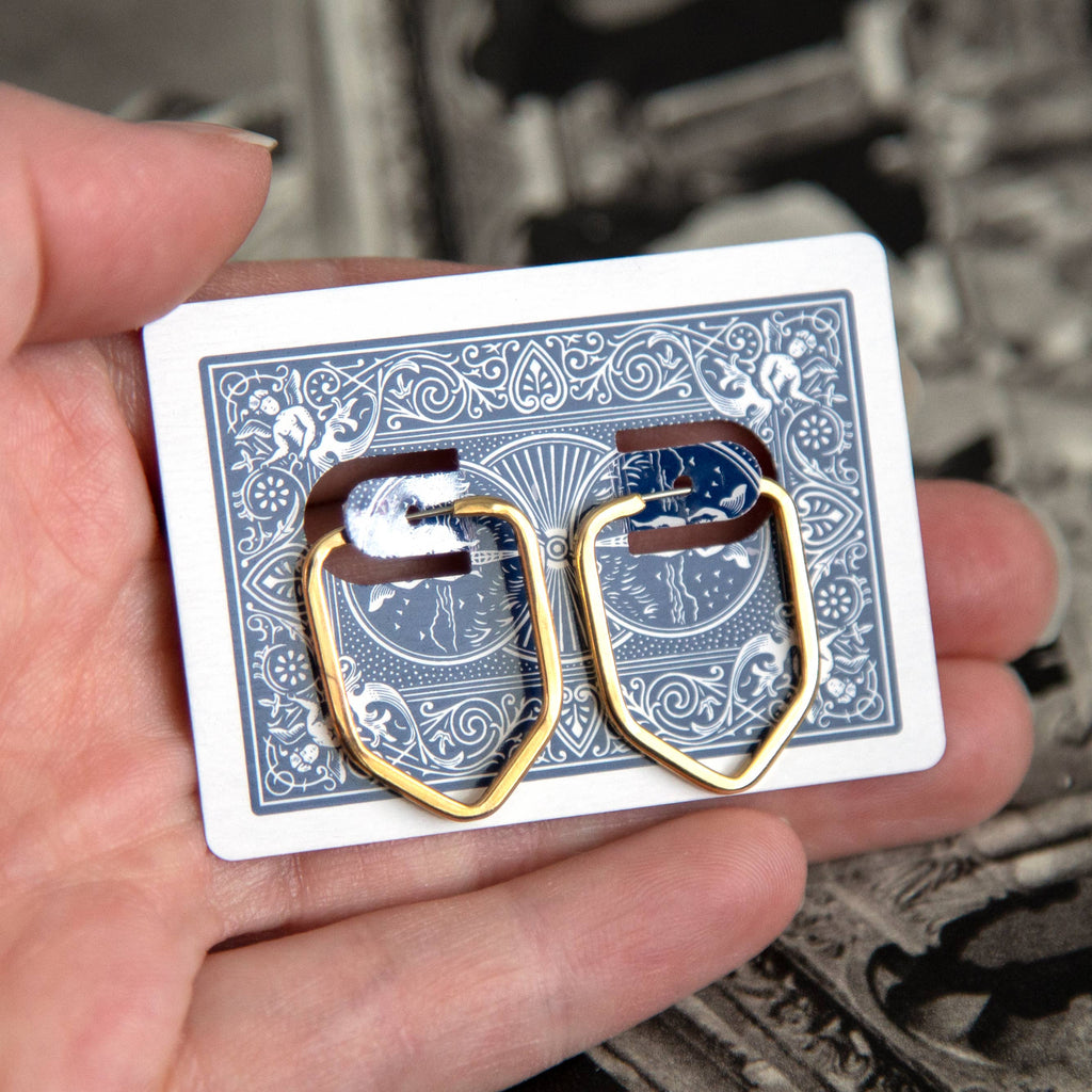 Mystery Pair! Vintage Gold Hoops by Kindred Objects