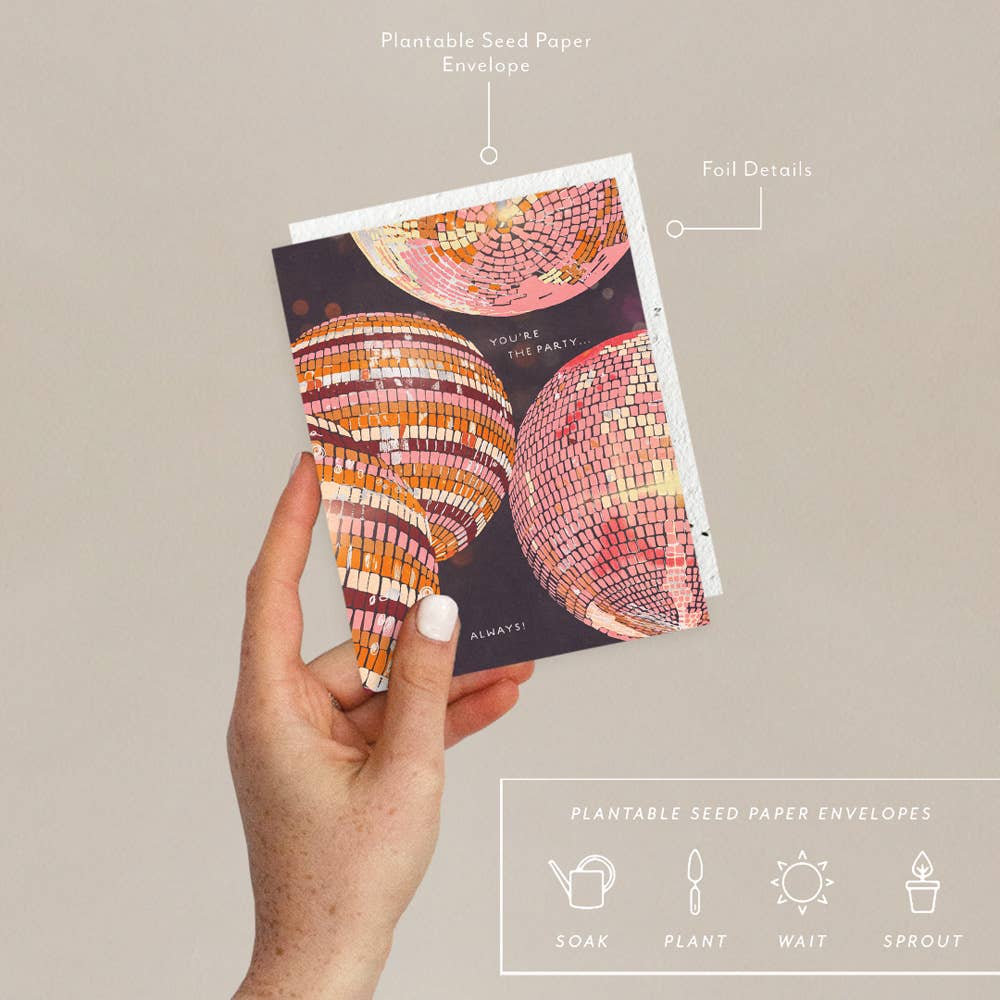 Disco You're the Party Card