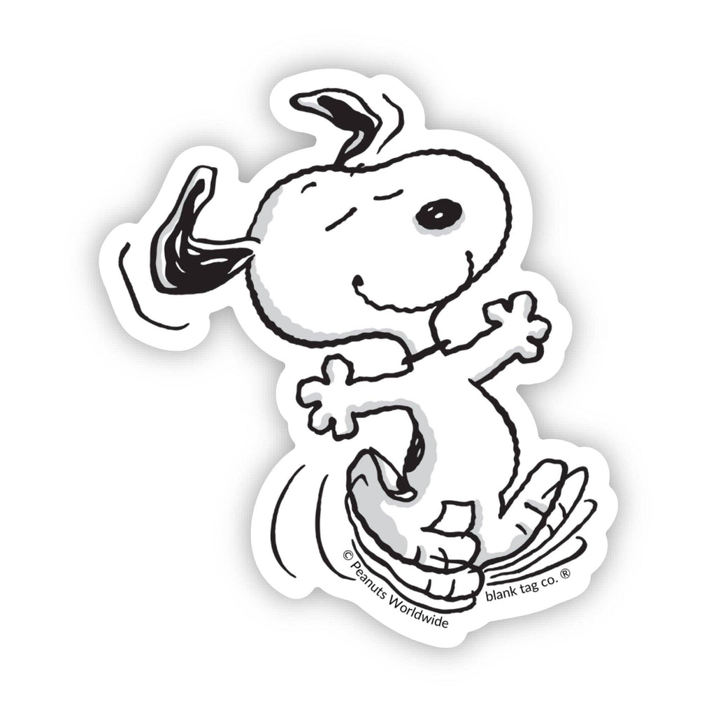 Peanuts® Dancing Snoopy Sticker