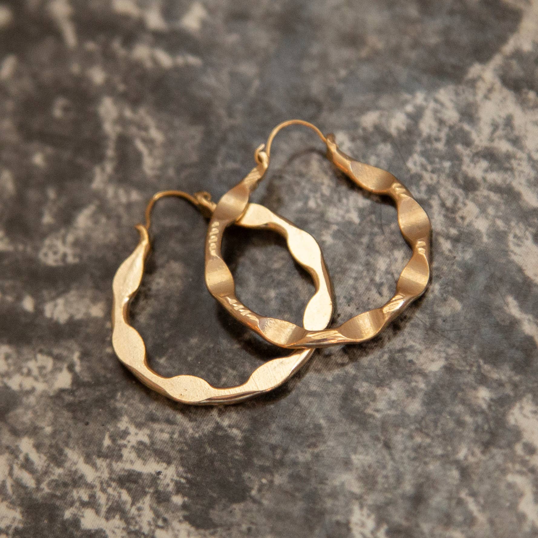 Mystery Pair! Vintage Gold Hoops by Kindred Objects