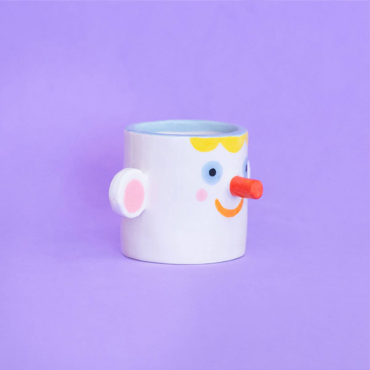 Happy Face / Ceramic Little Pot, Made in Portugal by Ana Seixas