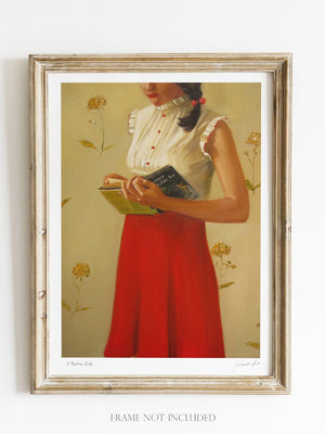 A Mystery Lady : Art Print by Janet Hill Studio - Ruby's Old & New