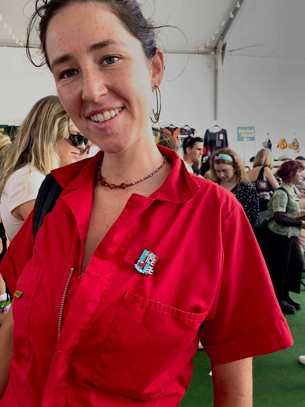 Abolish ICE Enamel Pin by The Peach Fuzz