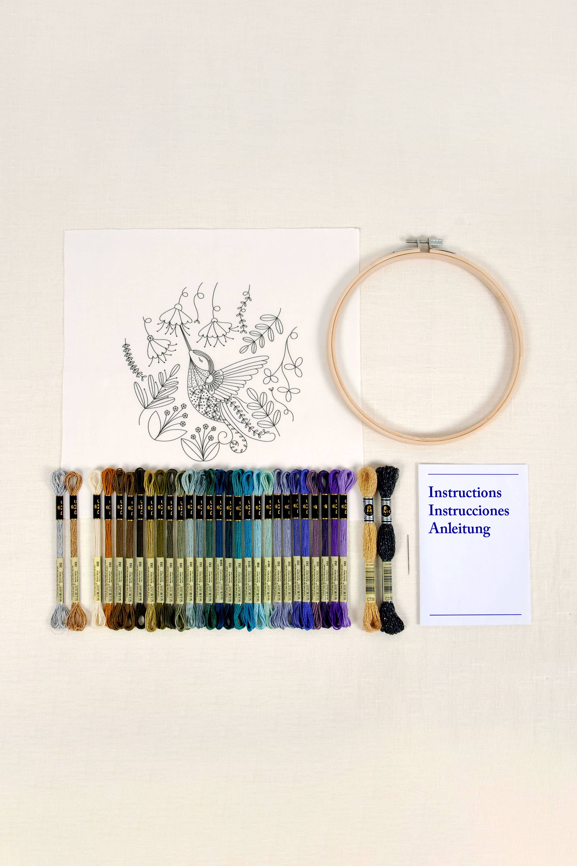 Hummingbird Embroidery Kit